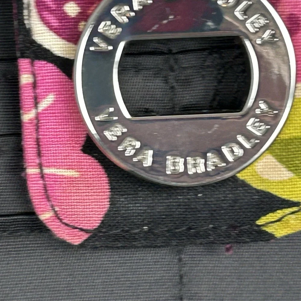 Vera Bradley Turn Lock Wallet Purse "Pirouette Pink" Retired Pattern - Picture 5 of 8
